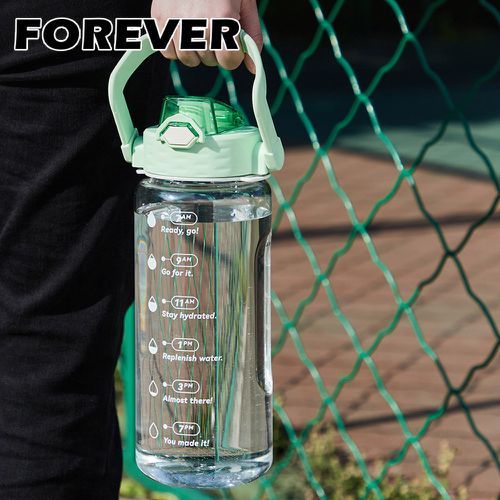 大容量健身運動水壺/可提式/彈蓋直飲1800ML 買一送一