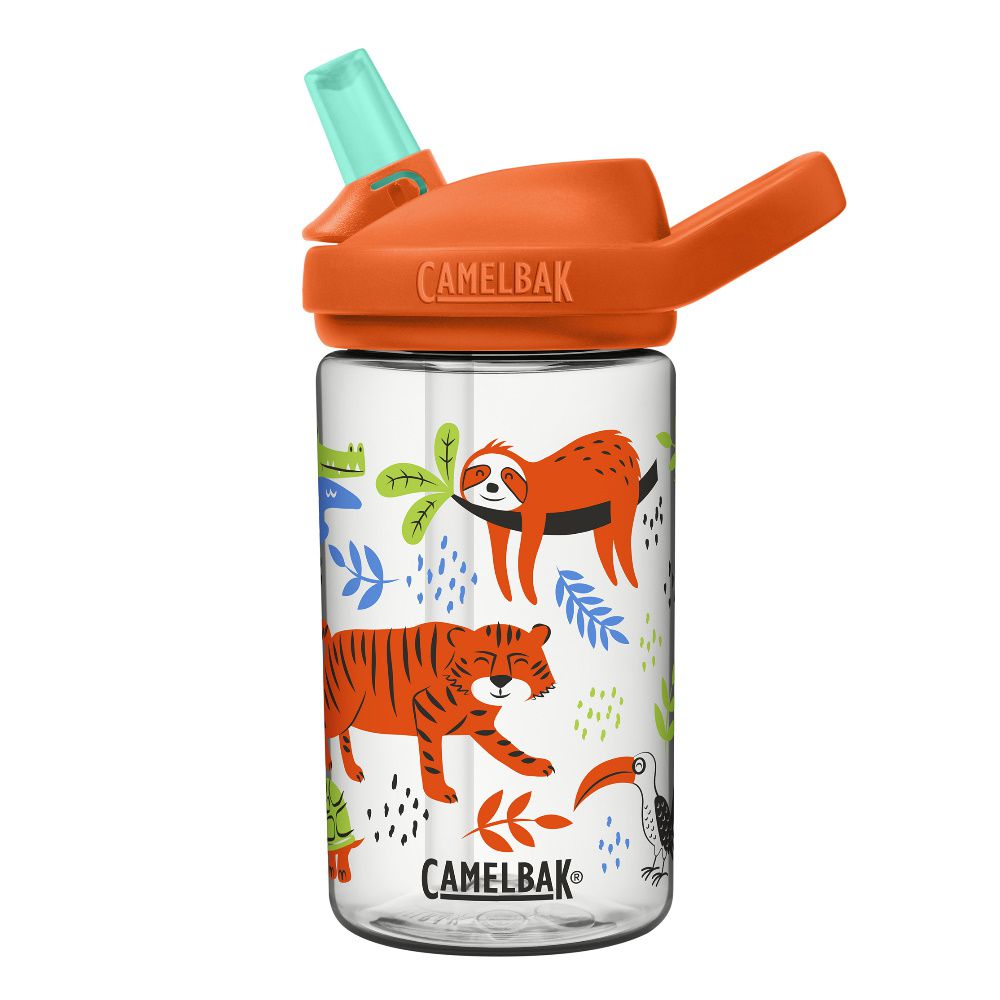 CamelBak - EDDY+ 兒童吸管運動水瓶-野生動物園 (400ml)-156g