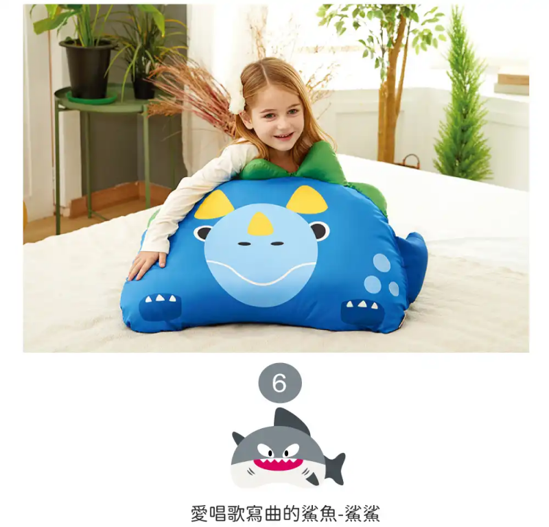 韓國 Hello HiZoo - 手工製動物夥伴防蟎抗菌兒童枕套-偶像猴 (70x50cm)