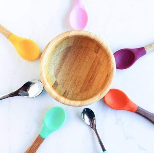 Avanchy - 雙層不鏽鋼-不鏽鋼湯匙-深紅