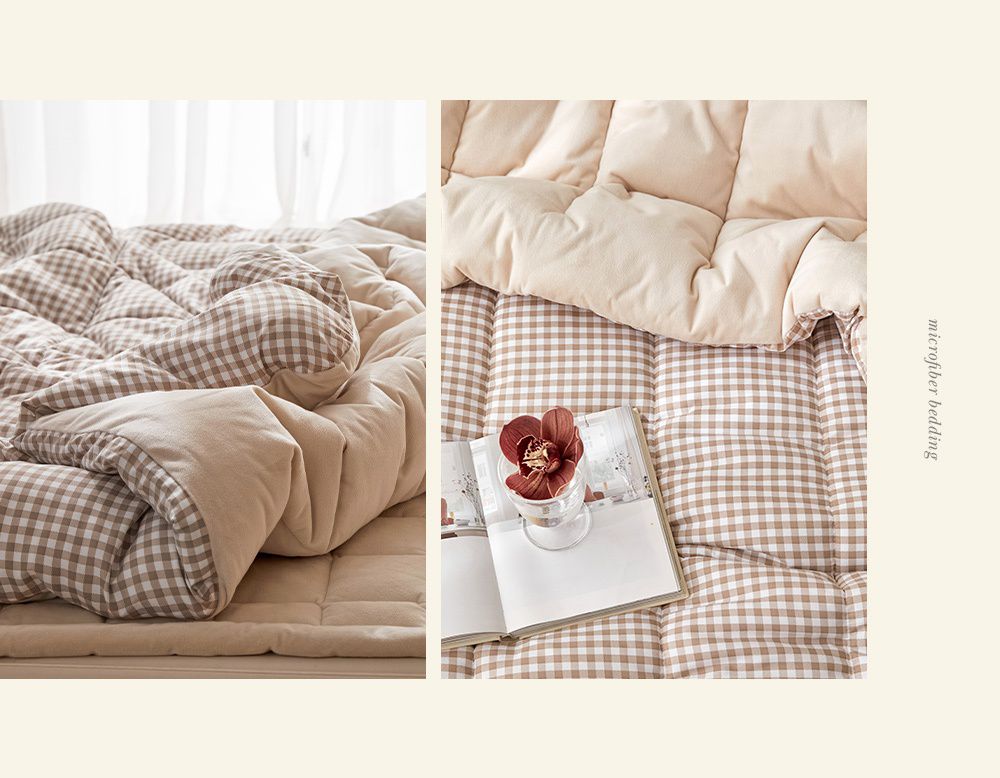 韓國 Maatila - 可水洗超細纖維棉花糖棉被-可可鬆餅