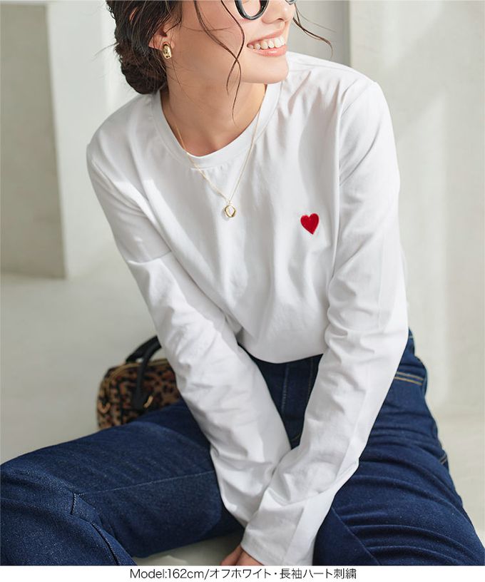 日本 Kobe Lettuce - 小奢華點綴長袖上衣-珍珠項鍊-黑