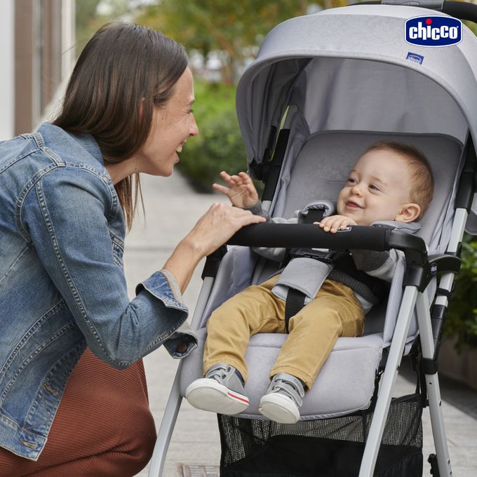 義大利 chicco - Ohlalà 3都會輕旅手推車-迷霧灰