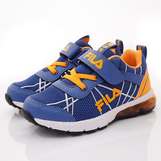 FILA - FILA氣墊慢跑運動鞋-2-J435X-336藍(中大童段)-運動鞋-藍