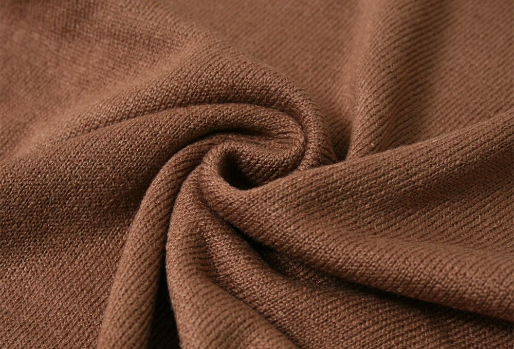 日本女裝代購 - 質感舒適落肩高領針織上衣-氣質杏 (M(Free size))