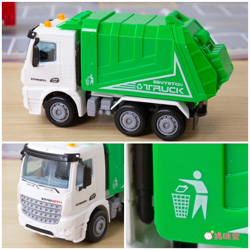樂彩森林 - 【超值獨家優惠】1:40磨輪車系列-環保垃圾車 + 1:40磨輪車系列-消防升降車