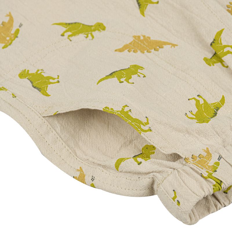 akachan honpo - 5分褲-麻料風-象牙白色