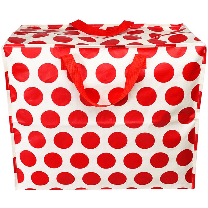 英國 Rex London - 衣物/棉被超大多功能防水環保收納袋/萬用袋-紅點點