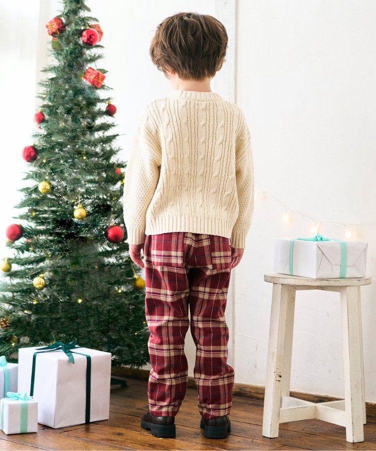 日本 apres les cours - 耀眼色麻花針織上衣(可機洗)-芥末黃