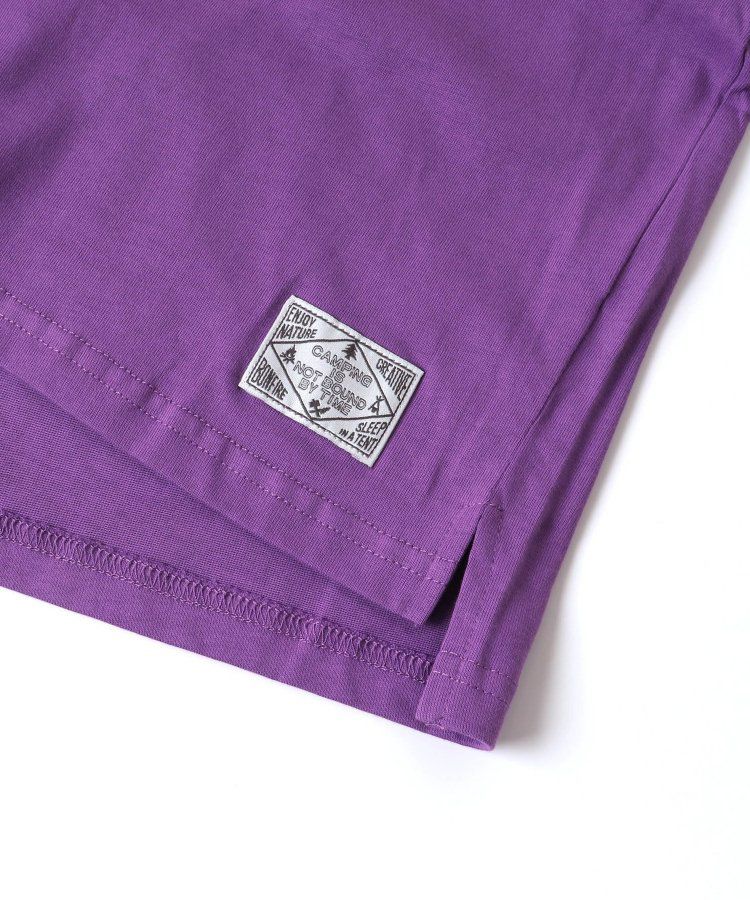 日本 BREEZE - [吸汗速乾]露營風長袖上衣-小熊登山-草綠