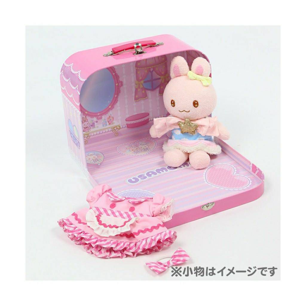 日本 Usamomo - 【萌兔桃桃】家家酒-閃亮公主小屋套組(粉色) (28×22×11.5cm)