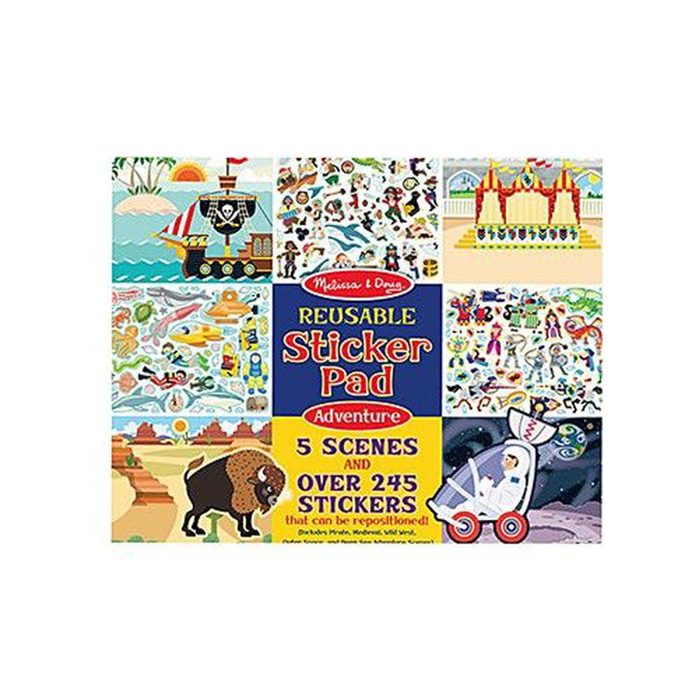 美國瑪莉莎 Melissa & Doug - MD 貼紙簿-可重複貼-旅遊冒險