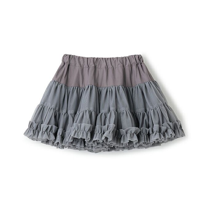 日本 Lycee mine - 高級蕾絲 夢幻蓬蓬短裙(含安全褲)-象牙白