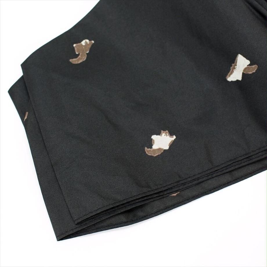 日本 nifty colors - 抗UV輕量 晴雨兩用折疊傘-小飛鼠-深藍 (直徑88cm/158g)