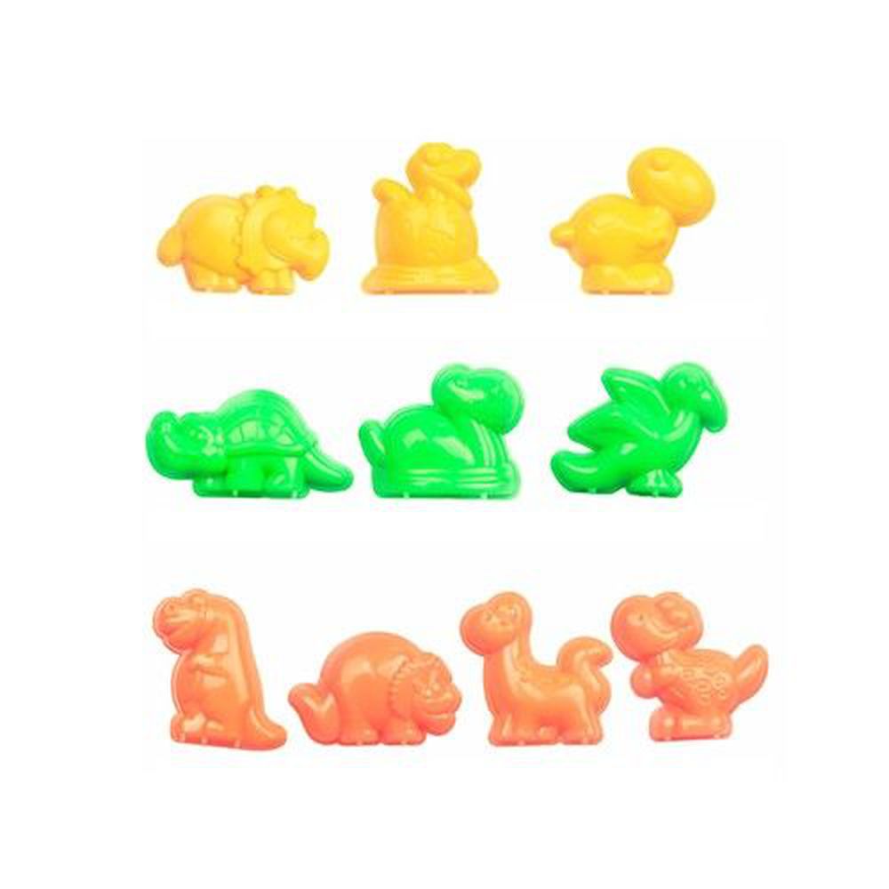 TUMBLING SAND 翻滾動力沙 - 恐龍10件組-顏色隨機