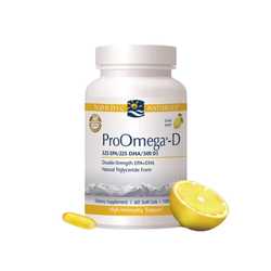 美國 NORDIC NATURALS - ProOmega D 魚油+D-60粒