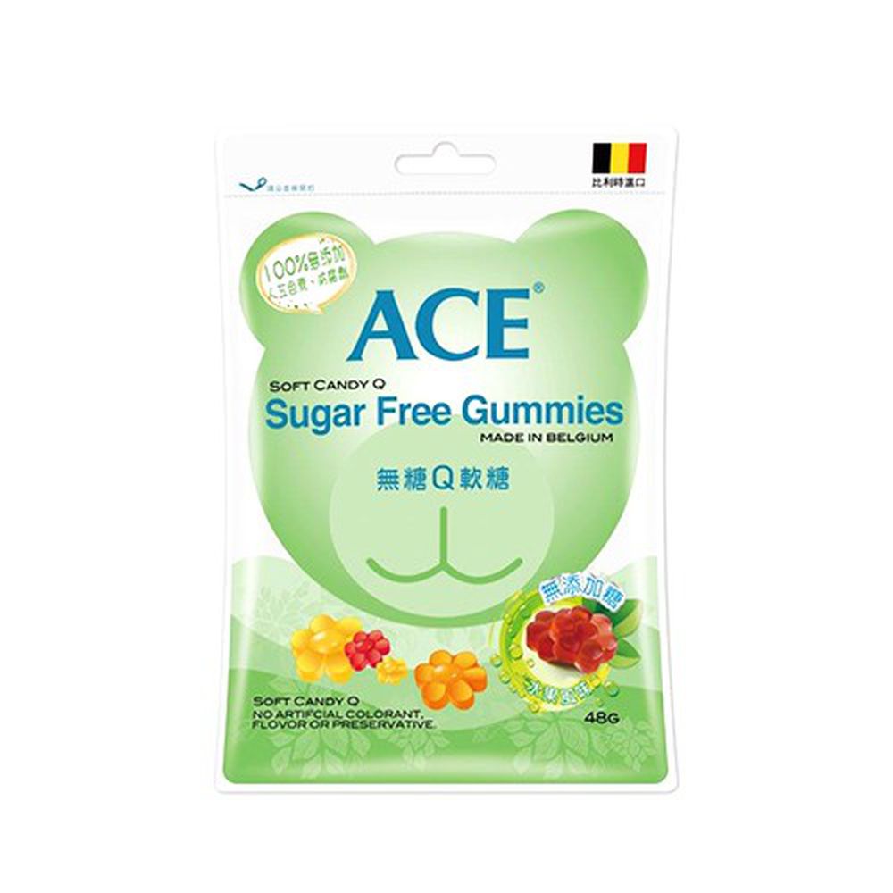 ACE - 無糖Q軟糖*2-240g/袋
