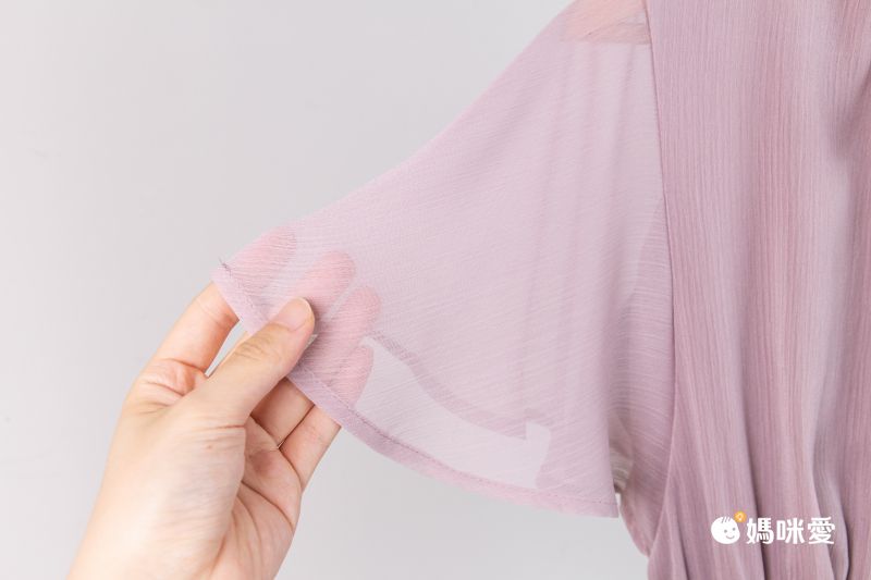 日本 tocco-closet - 修身羅紋拼接洋裝-鬱金香-黑x杏