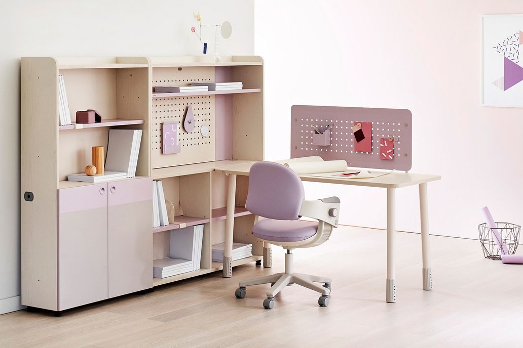 iloom怡倫家居 - Ringo-i (一秒收心-固定型) 專注學習兒童成長椅/兒童椅-輕柔甜粉