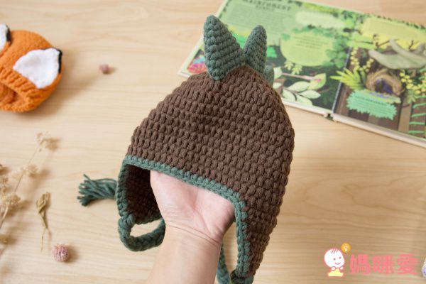 逗趣動物 Baby Talk造型手工編織帽 新生兒帽♡