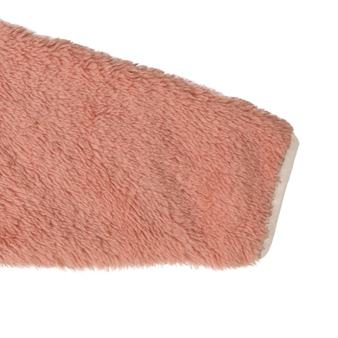 akachan honpo - 刷毛夾克-小貓口袋-粉紅色