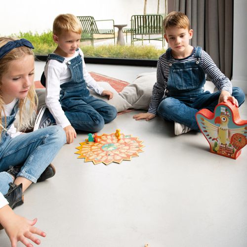 幼兒桌遊玩具-小鵝遊走印加古道