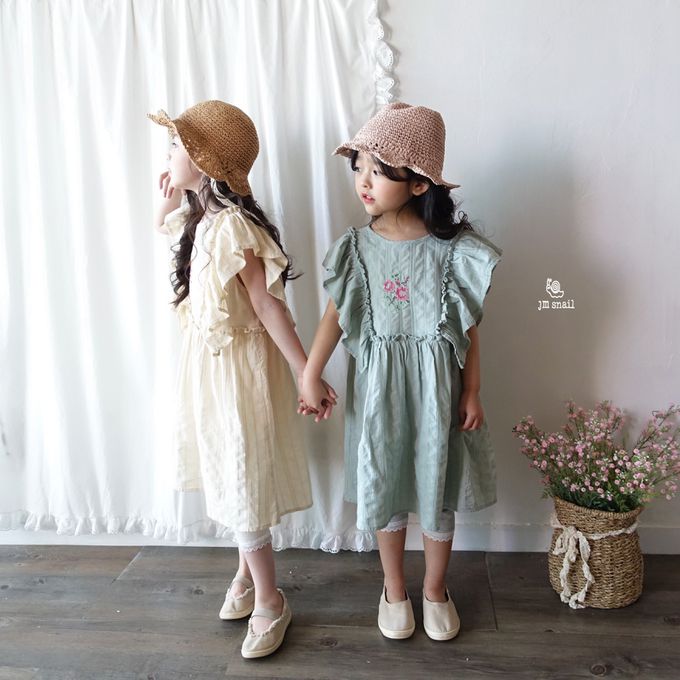 韓國 Jmsnail - 鬆緊腰蕾絲花邊裝飾內搭褲-麻灰