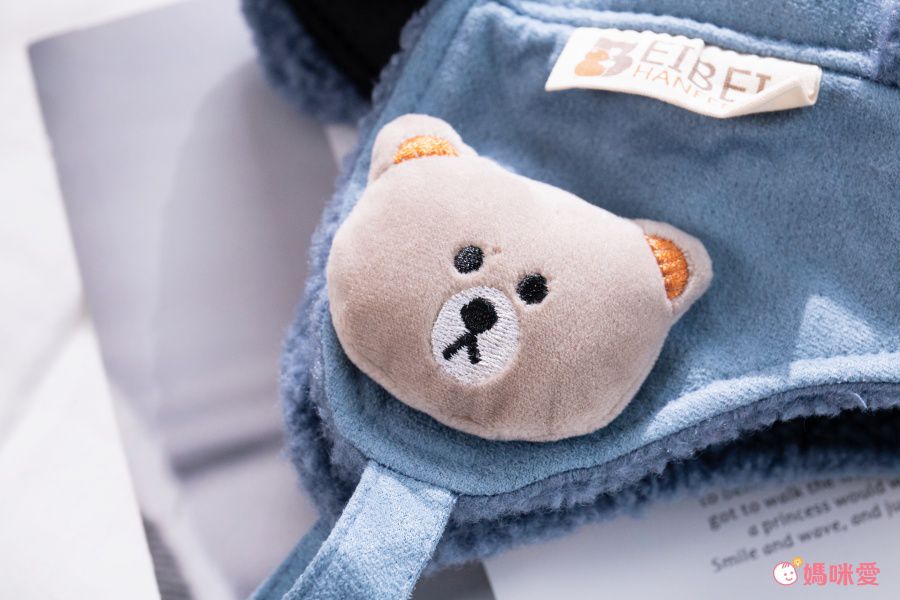 超萌麂皮絨毛毛帽-灰色 (48-52CM(建議2歲-4歲))