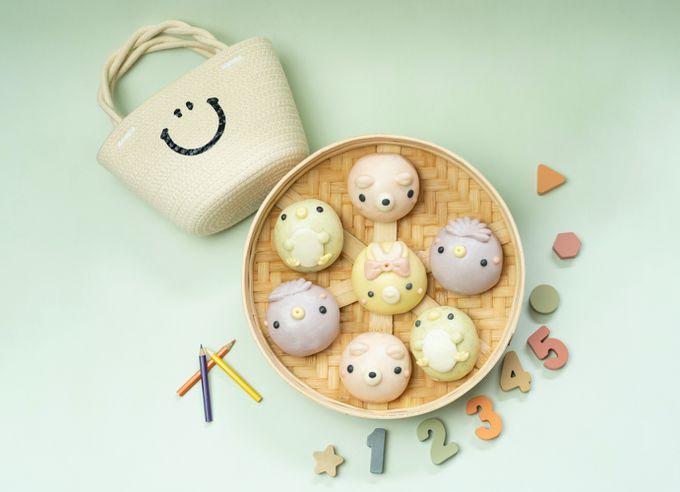 老甜媽手工饅頭 - 敲可愛海陸造型肉包8入-560g