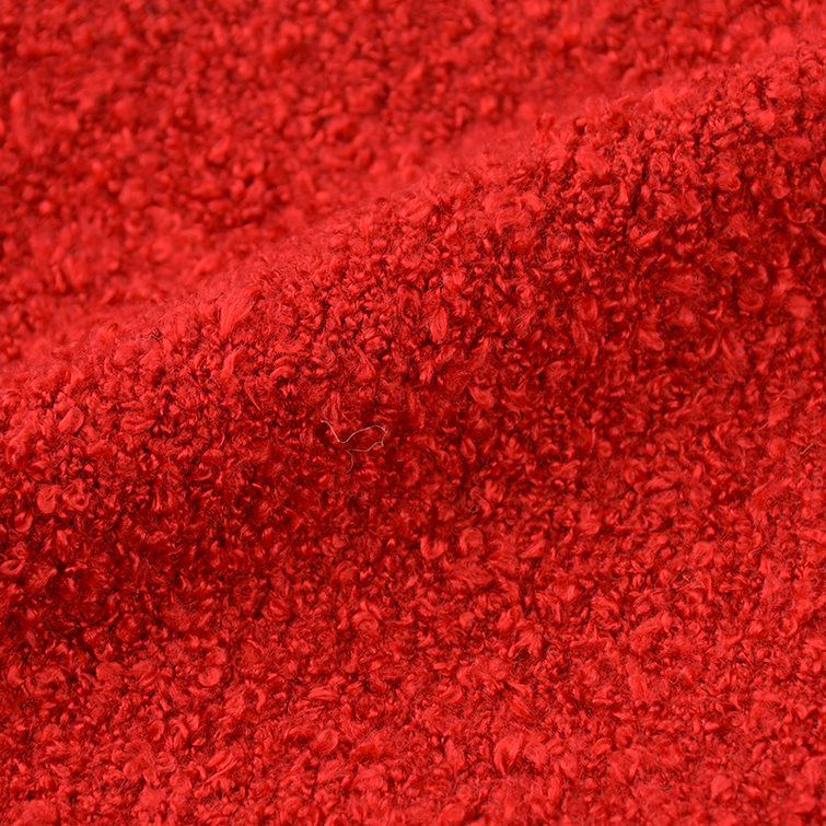 akachan honpo - 針織帽 柔軟、毛茸茸-蘋果-紅色 (42~46cm)