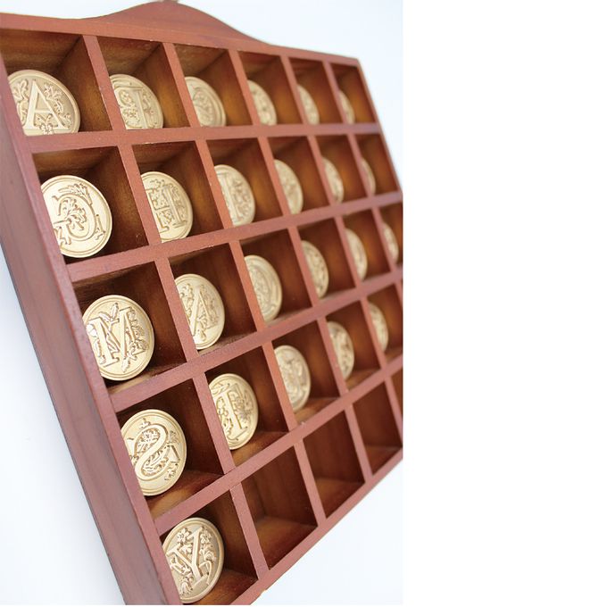 HAPPYMT - 封蠟火漆章頭-英文字母K