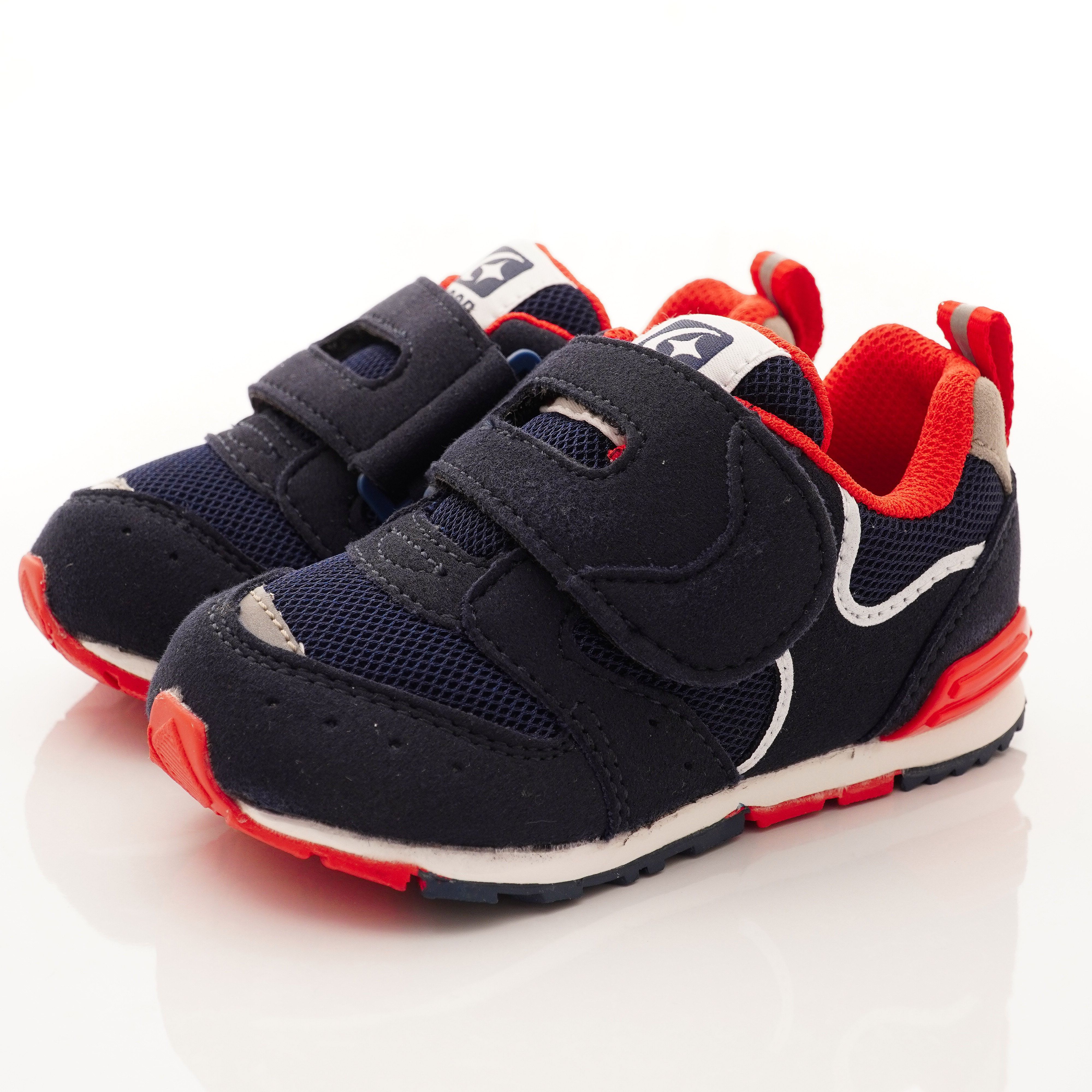 Moonstar日本月星 - 機能童鞋-HI系列2E學步鞋(寶寶段)-深藍/紅