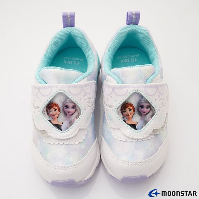 Moonstar日本月星 - 月星冰雪聯名機能童鞋-DNC13111白(中小童段)-機能運動鞋-白