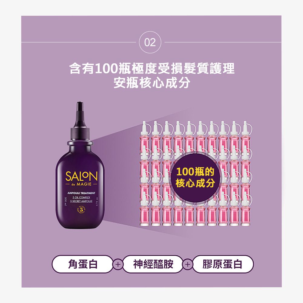 KERASYS可瑞絲 - SALON DE MAGIE頂級專業沙龍安瓶護髮素200ml