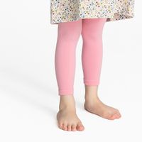 GIAT - 2件組-女童超細纖維彈力九分褲襪-蜜粉