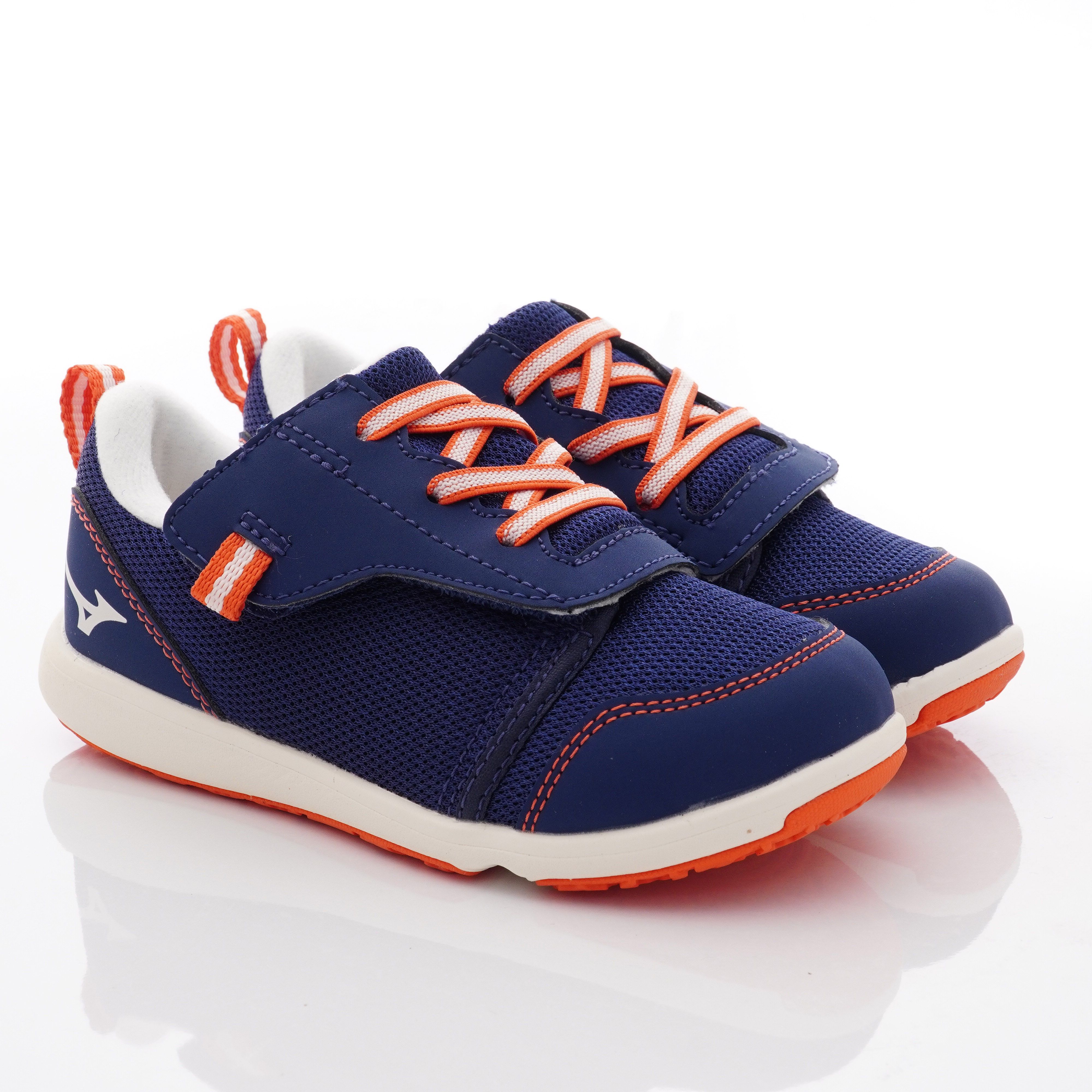 MIZUNO 美津濃 - 超輕量大絆帶機能鞋款(中童段)-深藍