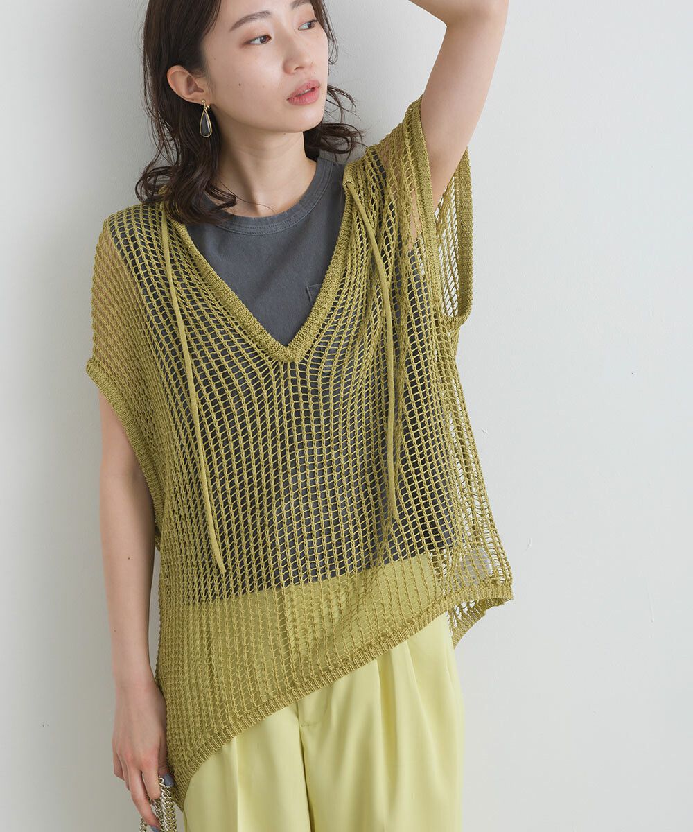 日本女裝代購 - 天竺棉顯瘦剪裁無袖上衣-簡約白