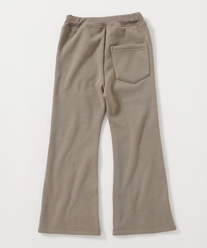 日本 devirock - RICH WARM 保暖裏毛喇叭長褲-卡其杏