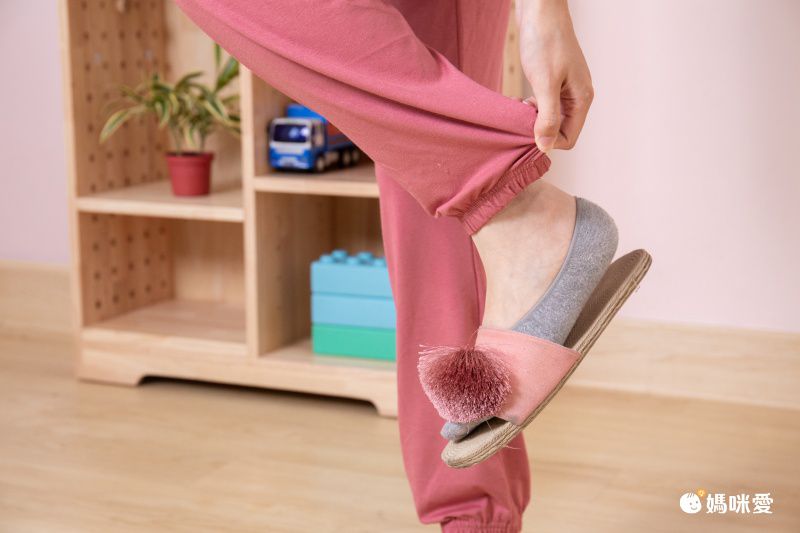 莫代爾棉質居家休閒長褲-縮口-藍色 (F)