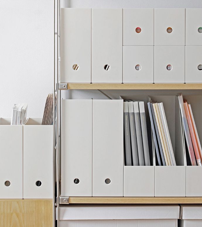 日本霜山 - 10cm面寬隙縫可疊式分類收納盒 (高24cm)-3入