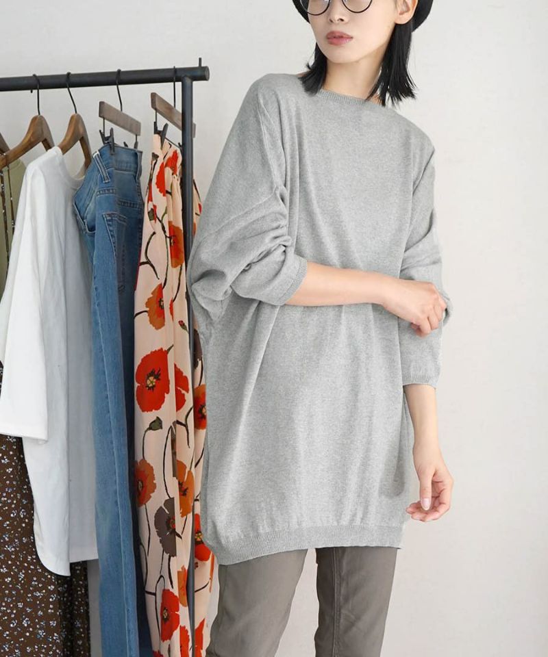 日本 zootie - 純棉薄針織飛鼠長袖上衣-蜜桃