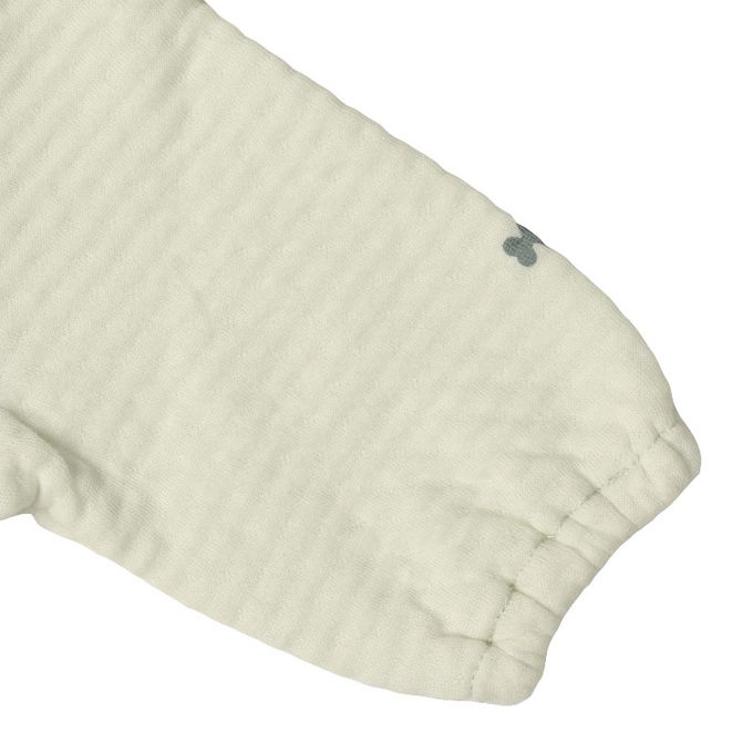 akachan honpo - 長袖舒適連身衣-綠色 (50~60cm)