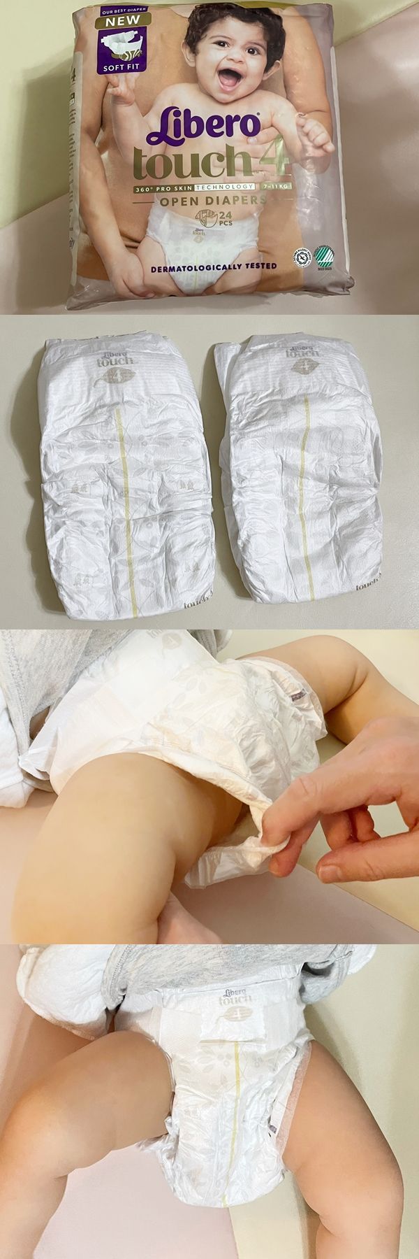 尿布疹 大腿紅疹改用麗貝樂touch紀錄