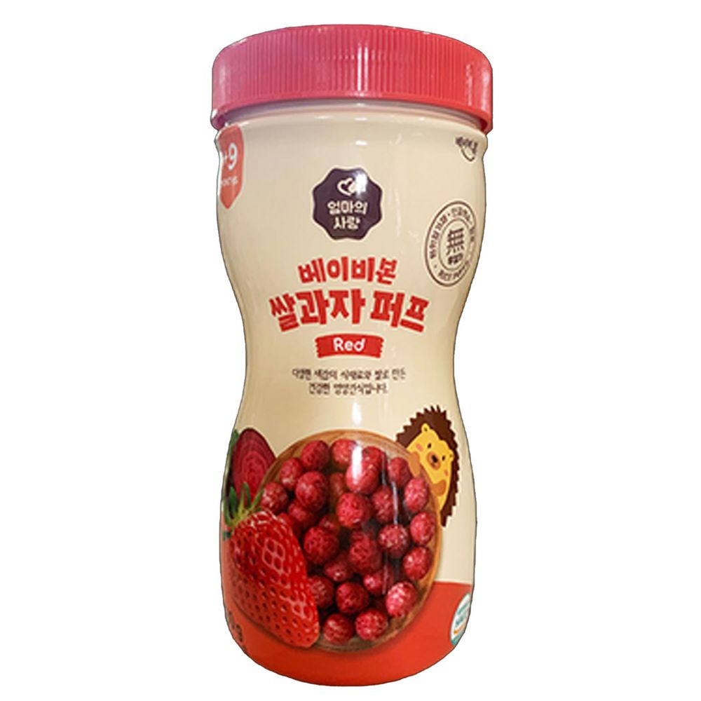 baby bon泡芙米餅-草莓風味-50克