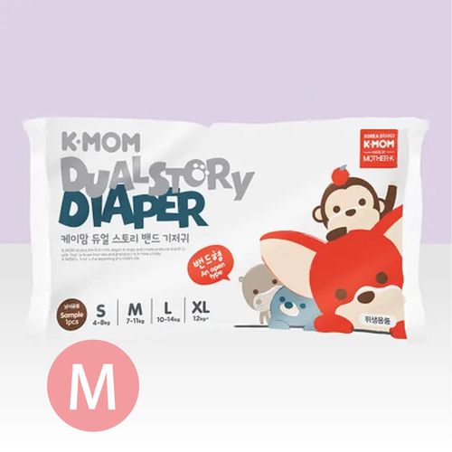 MOTHER-K - 頂級超薄瞬吸紙尿布-體驗包 (M)-1片