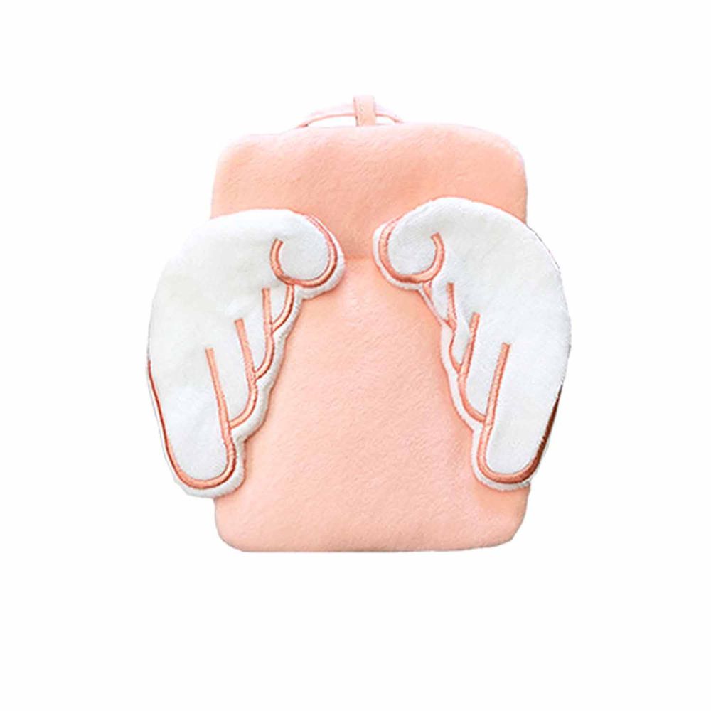 日本涼感雜貨 - 背巾/推車墊 (附保溫保冷劑/可當小背包)-天使翅膀-粉紅 (約(15~22)x(18~24)cm)