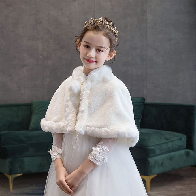 厚磅毛絨禮服斗篷披肩