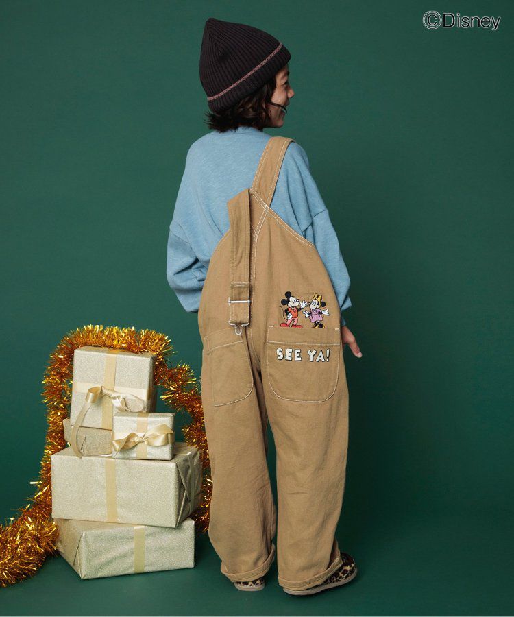 日本 BREEZE - 迪士尼限定 裏毛長袖上衣-米奇毛衣-紅