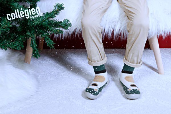 法國 collegien - 法國手工室內鞋-彩虹星