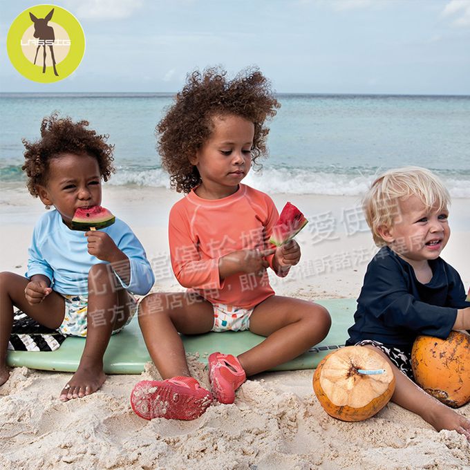 德國 Lassig - 嬰幼童透氣快乾輕量沙灘涼鞋-藏青藍